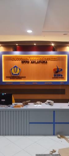 58. Pembuatan Backdrop CSO di KPPN Amlapura